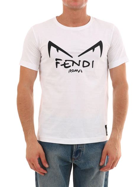 fendi eye t shirt white|fendi superboy t shirt.